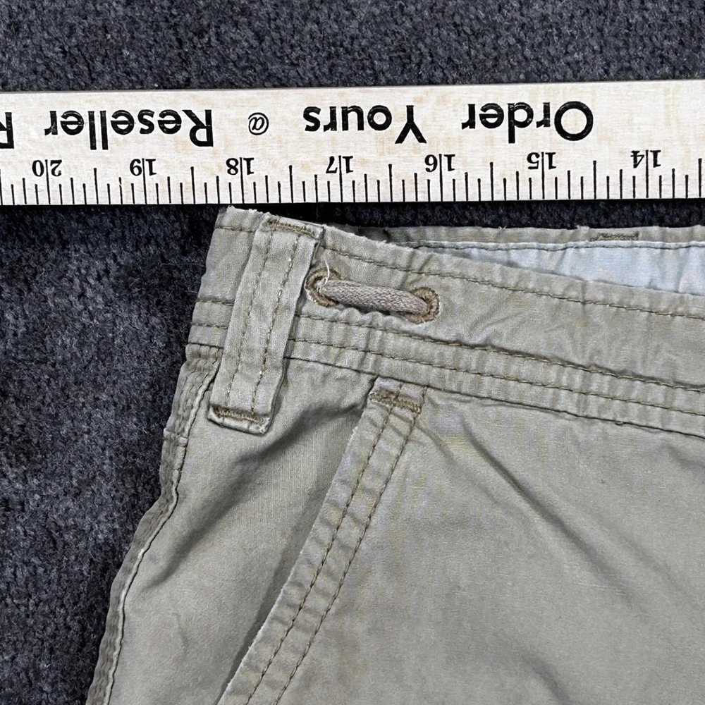 Eddie Bauer Mens Khaki Cotton Drawstring Utility Shorts Size‎ 38 Tan Outdoor